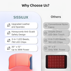 Großes Rotlichttherapie-Pad – 792 LEDs, 36 W für den gesamten Rücken und die Taille | Fioriscas
