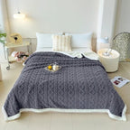 Cozy Wool Blanket for Home and Office - Fioriscas