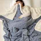Cozy Wool Blanket for Home and Office - Fioriscas