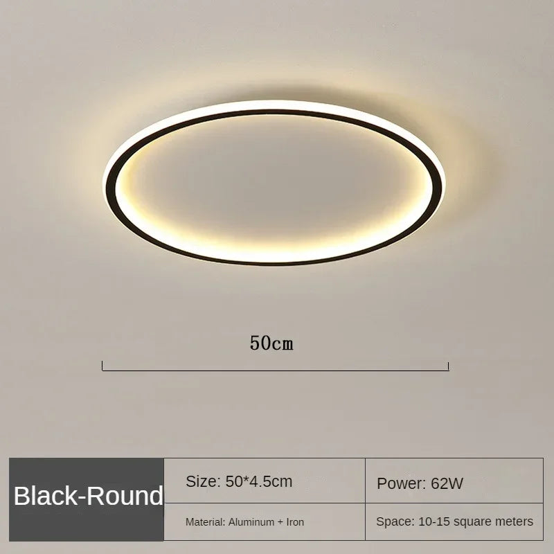 SkagaNova dæmpbar LED-loftslampe, skandinavisk aluminium og akryl