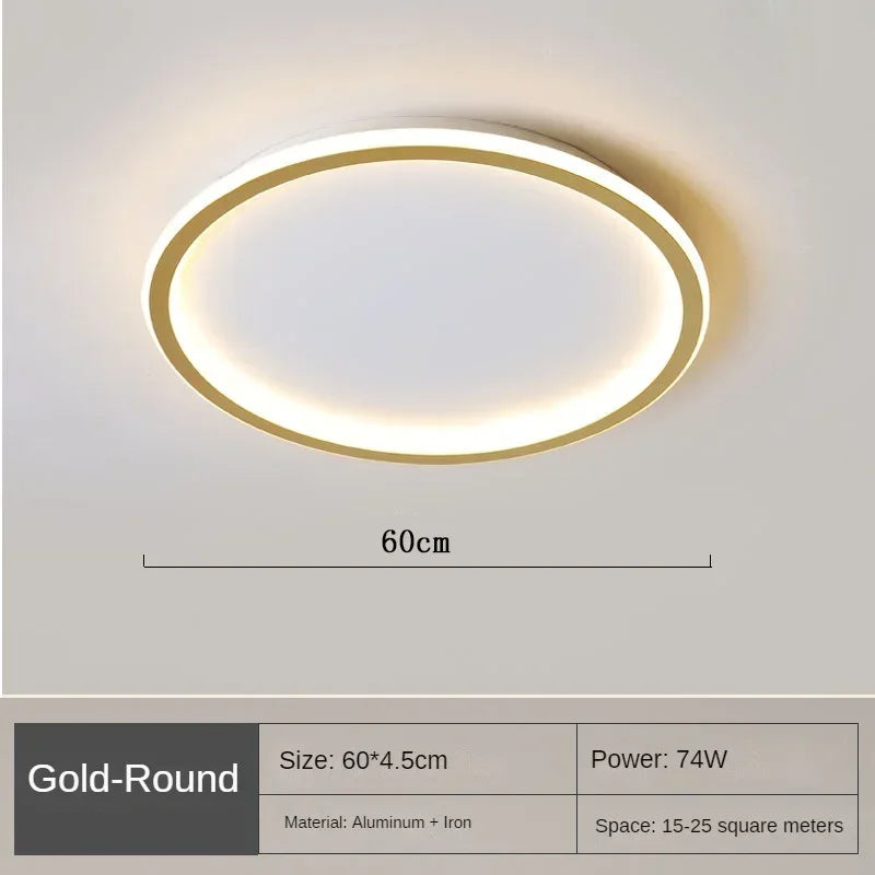 SkagaNova dæmpbar LED-loftslampe, skandinavisk aluminium og akryl