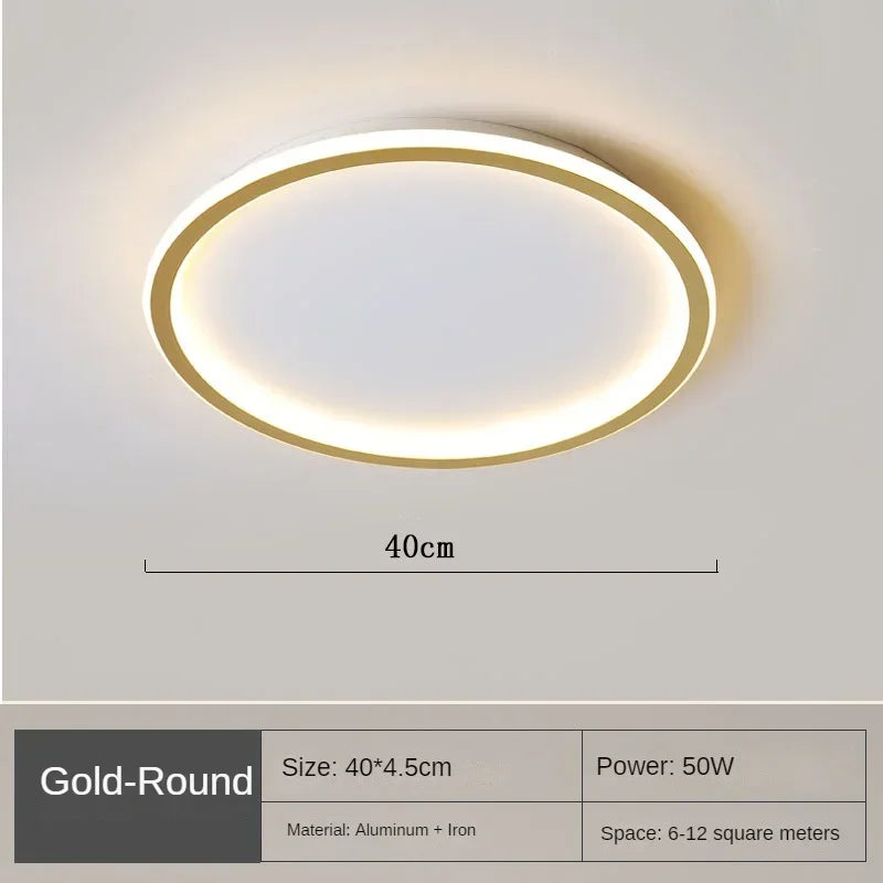 SkagaNova dæmpbar LED-loftslampe, skandinavisk aluminium og akryl