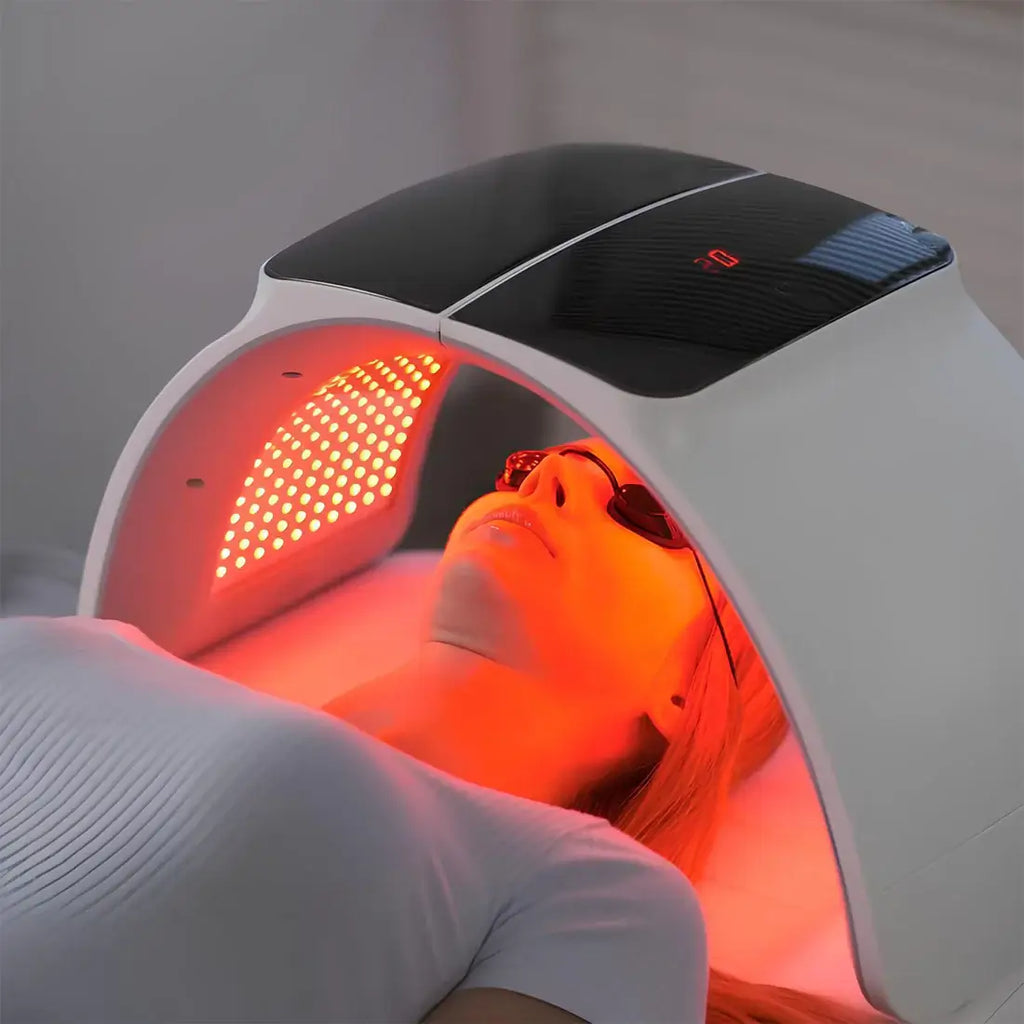 LED přístroj pro omlazení pleti se světelnou terapií o 7 vlnových délkách