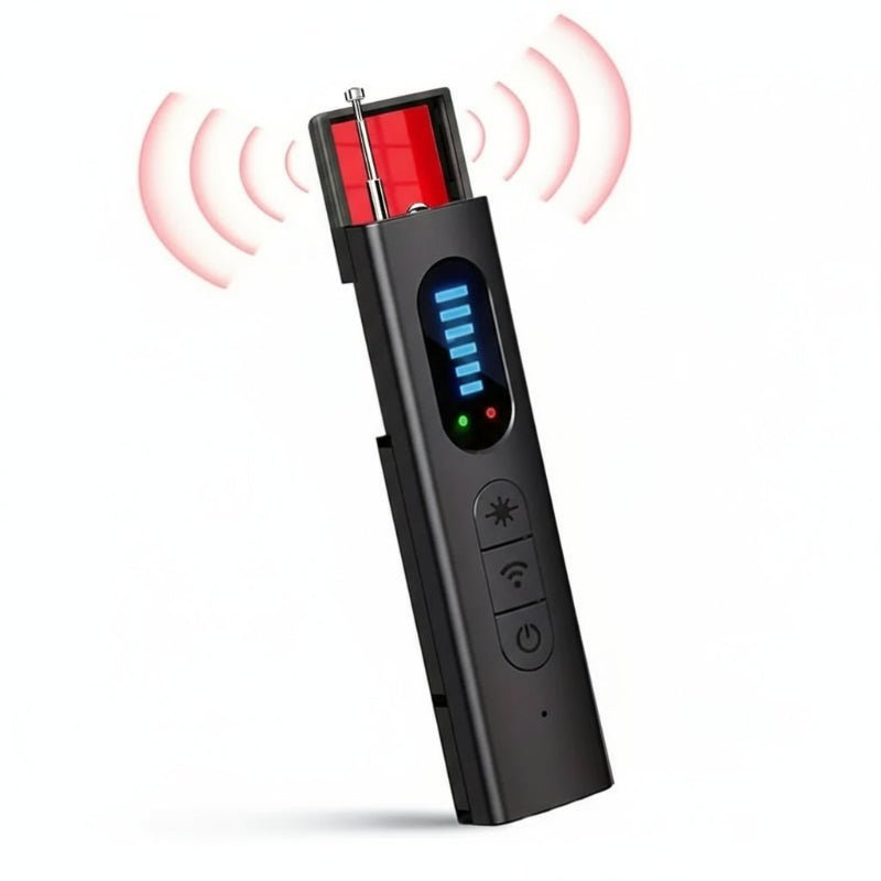 4-in-1 Anti-Surveillance Detector with Long Battery Life & Adjustable Sensitivity - Fioriscas