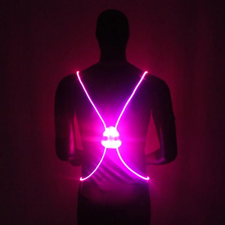 Gilet LED riflettente per corsa, ciclismo e camminata - Fioriscas