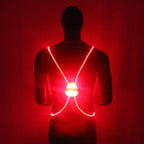 Gilet LED riflettente per corsa, ciclismo e camminata - Fioriscas