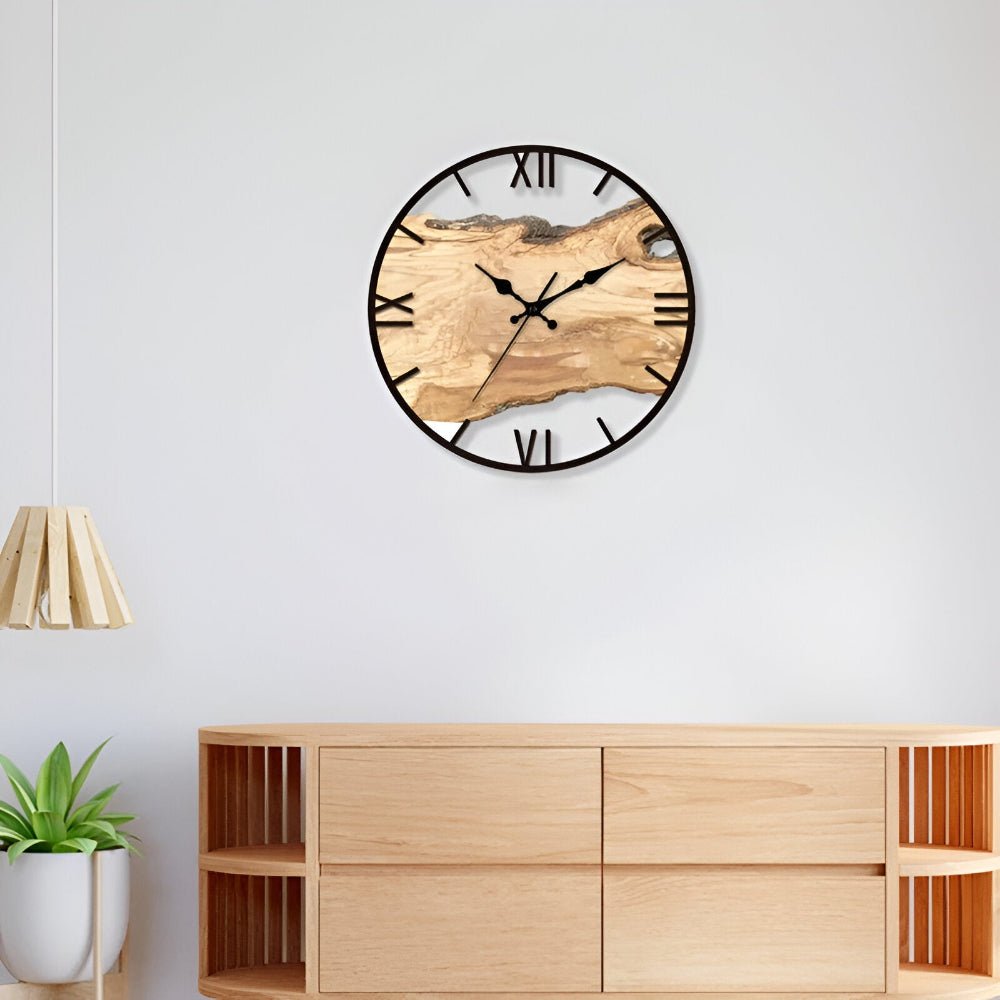 Elegantní průhledné akrylové nástěnné hodiny do moderního minimalistického interiéru - Fioriscas