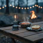 Portabel butanlampa med starkt och justerbart ljus - Fioriscas