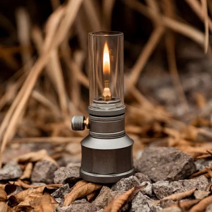 Portabel butanlampa med starkt och justerbart ljus - Fioriscas