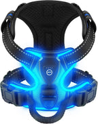 Rechargeable LED Dog Harness for Increased Safety at Night - Fioriscas
