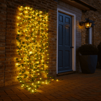 Luces de cadena con forma de hoja verde LED elegante (funcionan con batería) - Fioriscas
