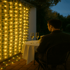 Luces de cadena con forma de hoja verde LED elegante (funcionan con batería) - Fioriscas