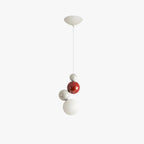 Valentina Modern LED Pendant Light White Metal Bedroom Living Room - Neutralighting