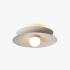Arisha Modern Flush Mount Ceiling Light White Red Black Metal Balcony - Neutralighting