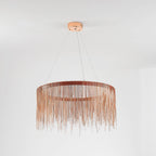 Arisha kvastkæde art deco pendellampe sølv/guld stue/gang | Fioriscas