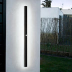 Applique murale noire élégante, luminaire LED Nyx pour murs extérieurs