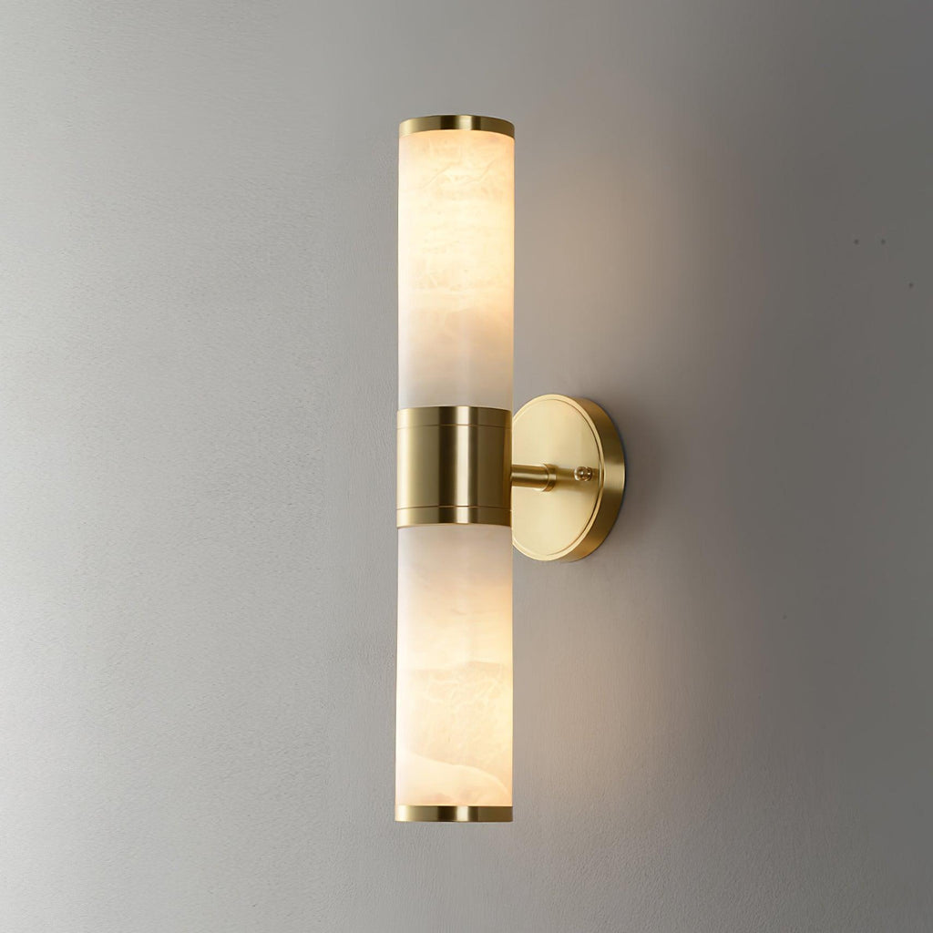 Kaia Minimalist Alabaster Wall Lamp - Neutralighting