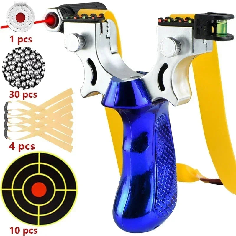 Fionda da esterno con livella integrata, mirino a LED e impugnatura antiscivolo
