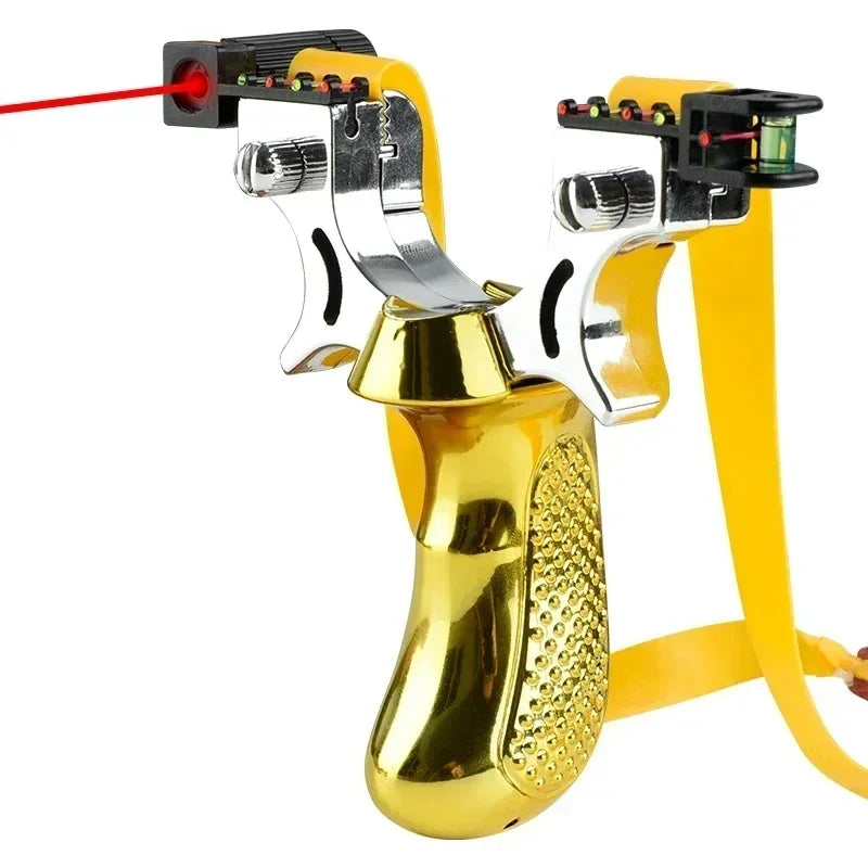 Fionda da esterno con livella integrata, mirino a LED e impugnatura antiscivolo