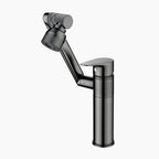 Rotating-Head Single-Hole Sink Faucet, Corrosion-Resistant Finish