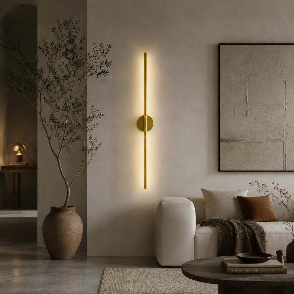 Opaline LED cső fali lámpa alumíniumból modern hangulathoz  