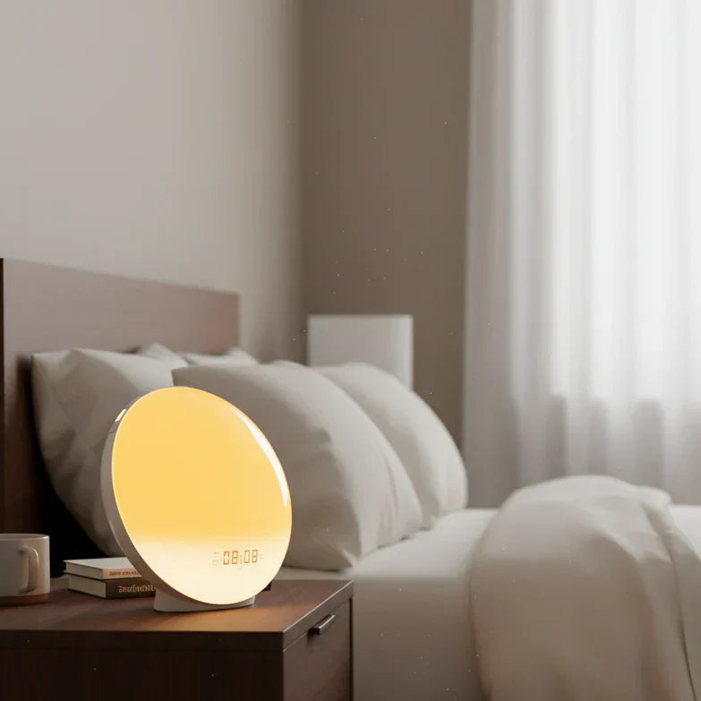 Reloj despertador con simulación de amanecer y sonidos de la naturaleza - Fioriscas