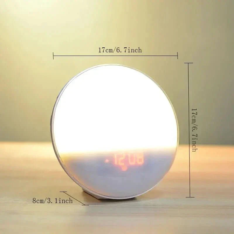 Reloj despertador con simulación de amanecer y sonidos de la naturaleza - Fioriscas