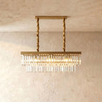 Lampadario Lumiere Crystal Halo che emana fascino hollywoodiano in nero o oro