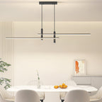 Pendelleuchte mit linearer Silhouette, Nexa LED-Esszimmerleuchte