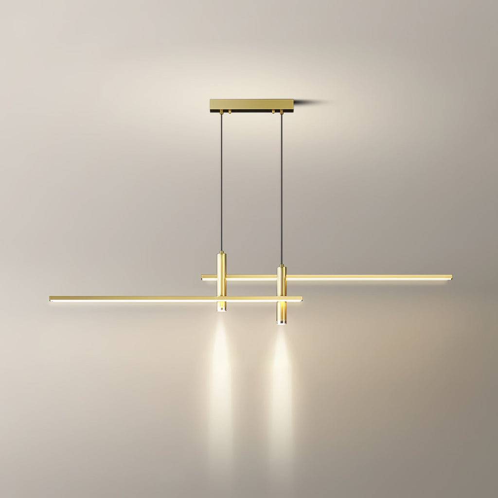 Pendelleuchte mit linearer Silhouette, Nexa LED-Esszimmerleuchte