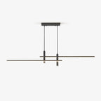 Pendelleuchte mit linearer Silhouette, Nexa LED-Esszimmerleuchte