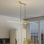 Pendelleuchte mit linearer Silhouette, Nexa LED-Esszimmerleuchte