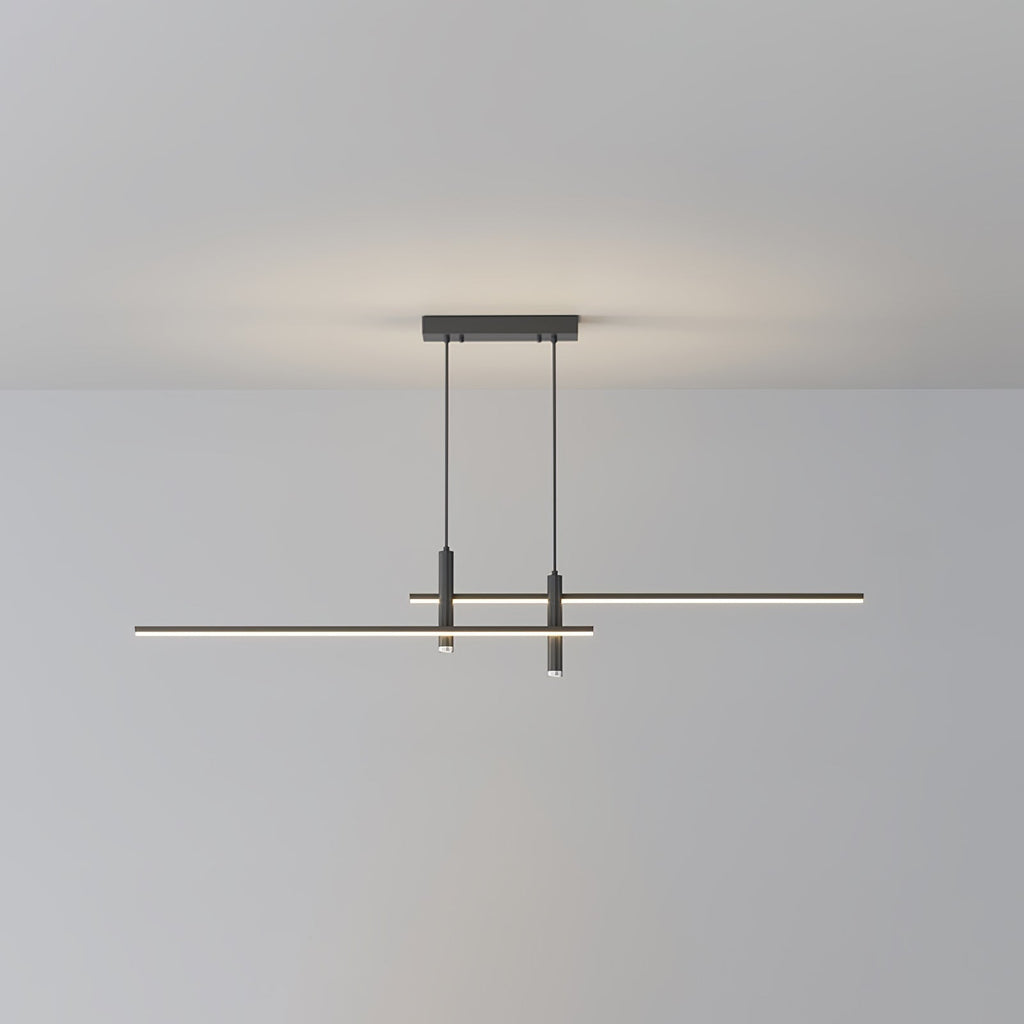 Pendelleuchte mit linearer Silhouette, Nexa LED-Esszimmerleuchte
