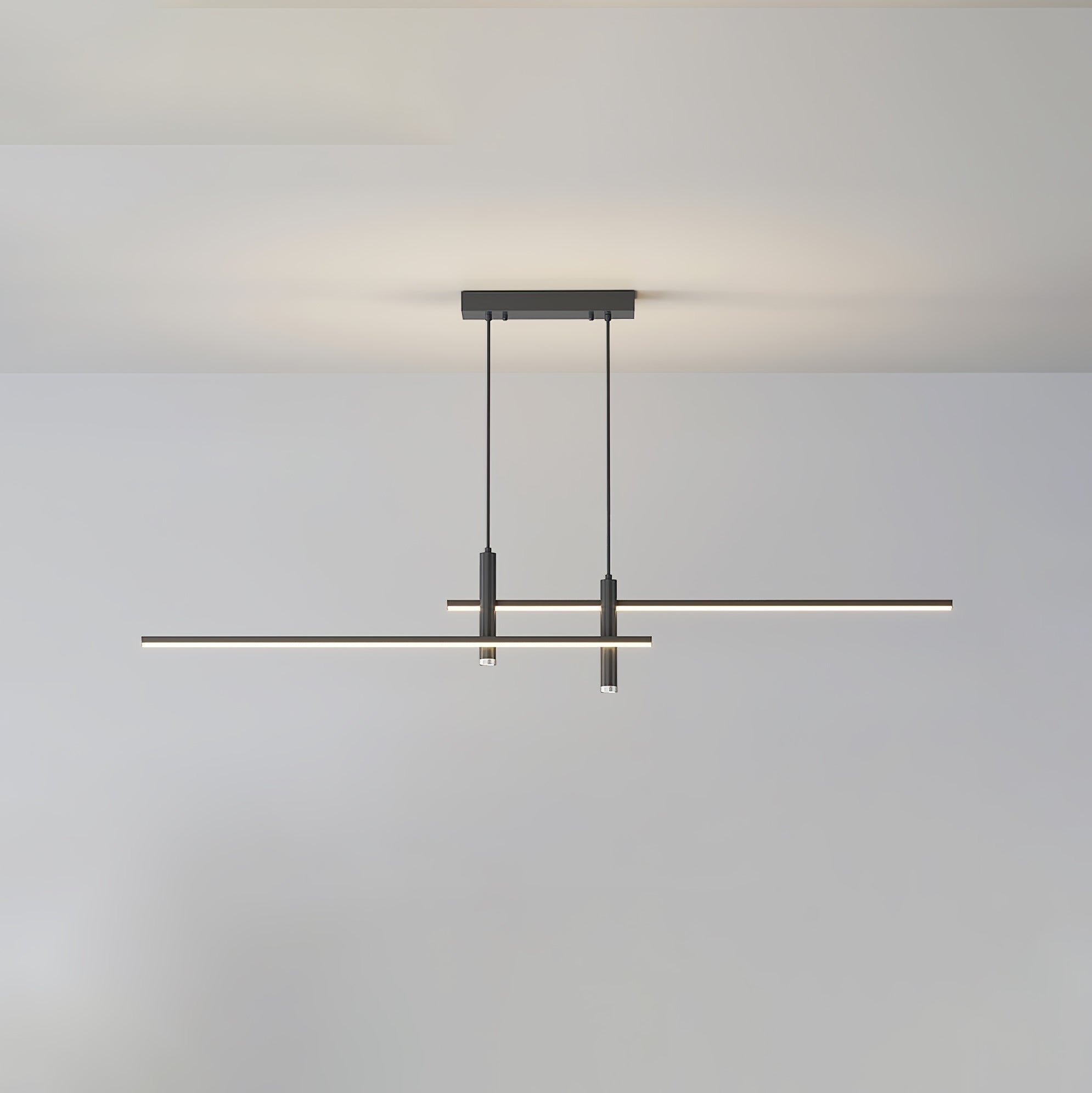 Pendelleuchte mit linearer Silhouette, Nexa LED-Esszimmerleuchte