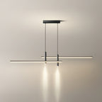 Pendelleuchte mit linearer Silhouette, Nexa LED-Esszimmerleuchte