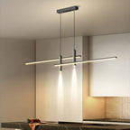 Pendelleuchte mit linearer Silhouette, Nexa LED-Esszimmerleuchte