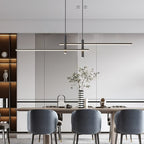 Pendelleuchte mit linearer Silhouette, Nexa LED-Esszimmerleuchte