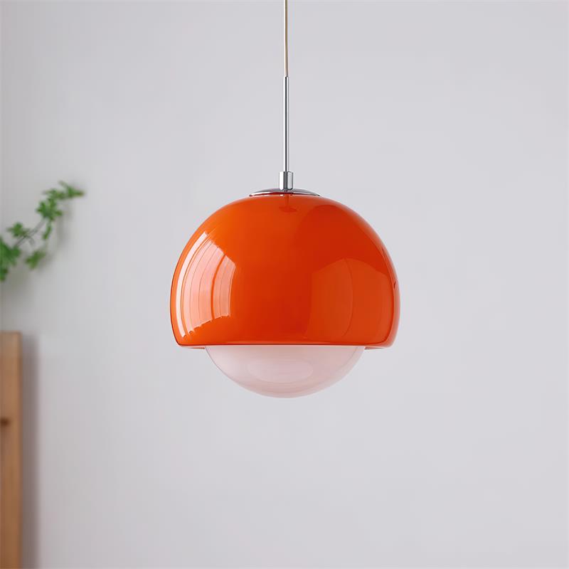 Hängeleuchte Glaskugel Retro Moderner Stil Bunte Sanfte Beleuchtung | Fioriscas