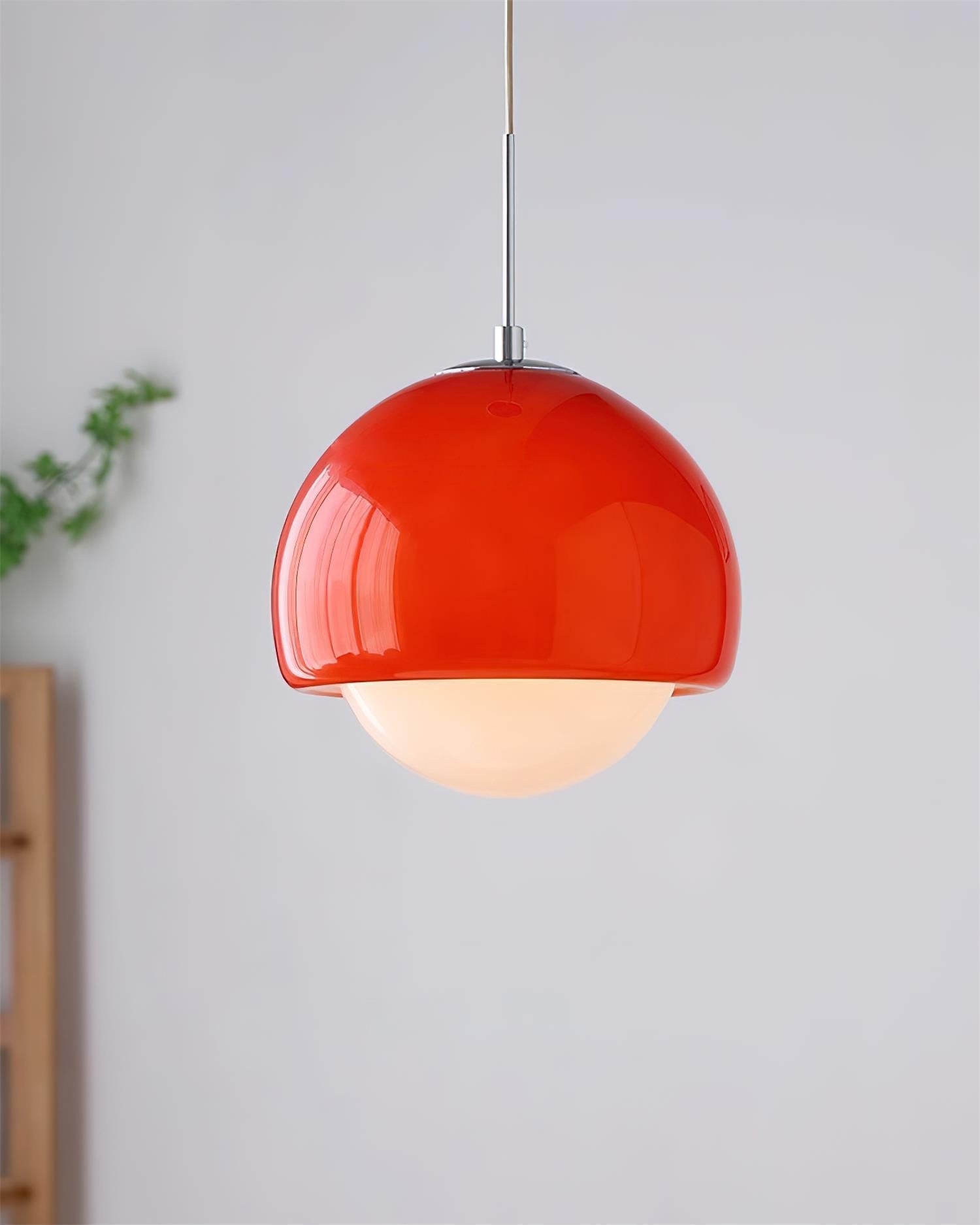 Hängeleuchte Glaskugel Retro Moderner Stil Bunte Sanfte Beleuchtung | Fioriscas