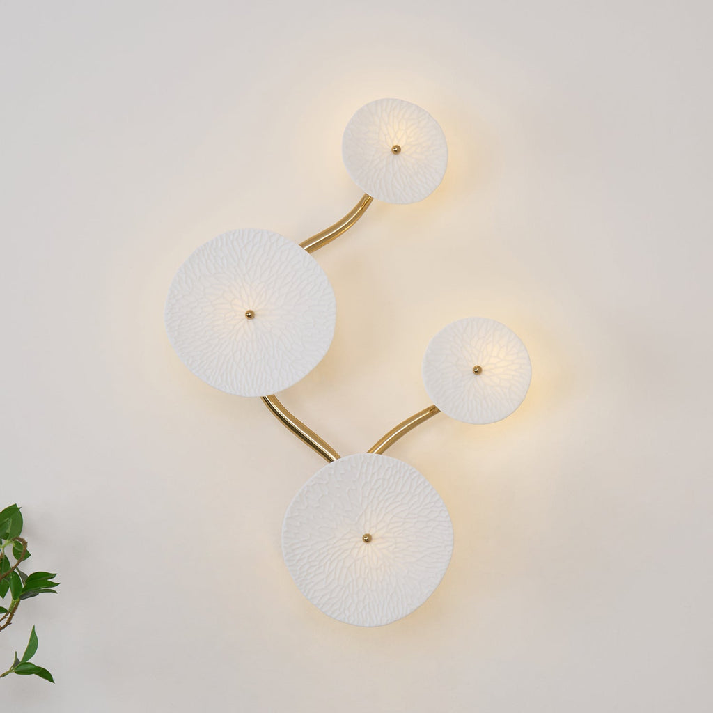 Kaivo Lotusblad Wandlamp | Fioriscas