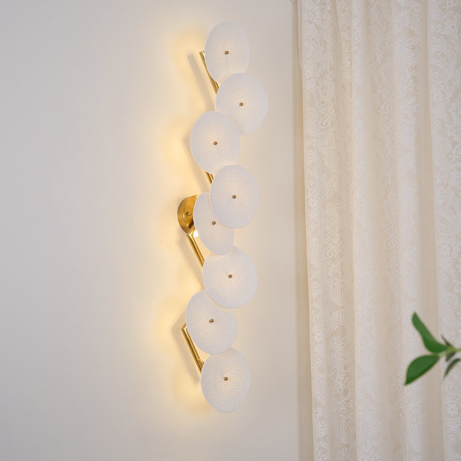 Kaivo Lotusblad Wandlamp | Fioriscas