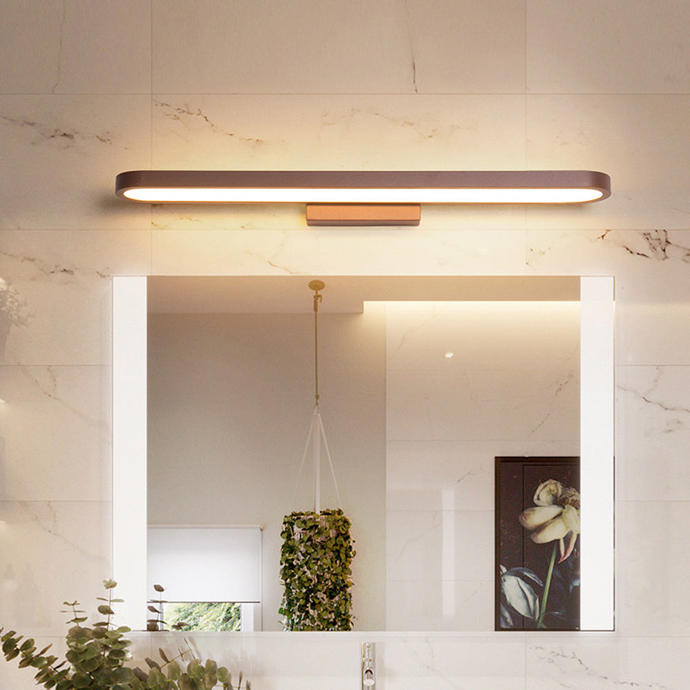 LED-Wandleuchte fürs Badezimmer, Aluminium und Acryl, Festanschluss, 5 Größen