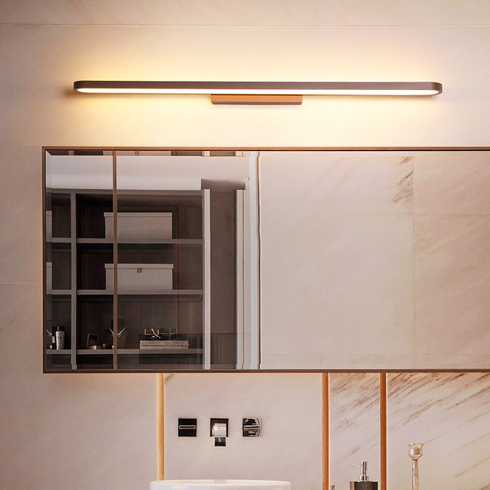 LED-Wandleuchte fürs Badezimmer, Aluminium und Acryl, Festanschluss, 5 Größen