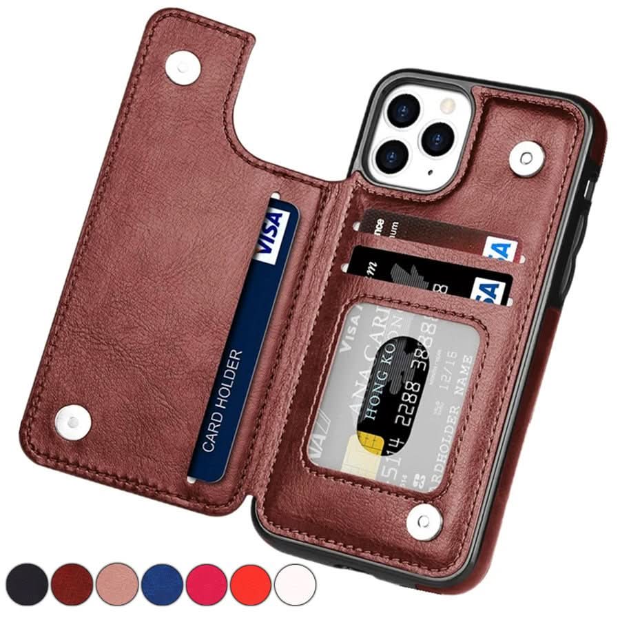Elegant smartphone case with card slots - Fioriscas