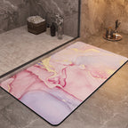 Stonewell Plush Bathroom Mat, Non-Slip Quick-Dry Bath Rug