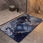 Stonewell Plush Bathroom Mat, Non-Slip Quick-Dry Bath Rug