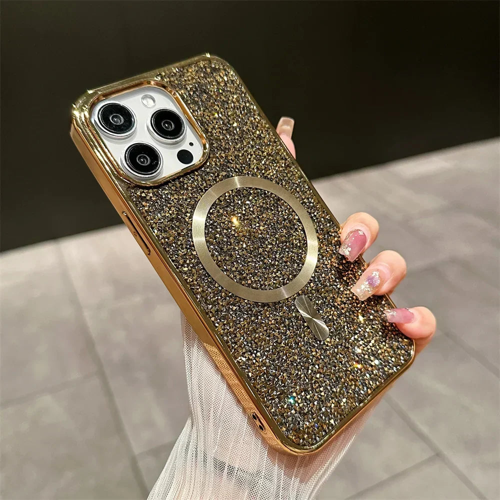 Bling Glitter Magnetic Case for iPhone