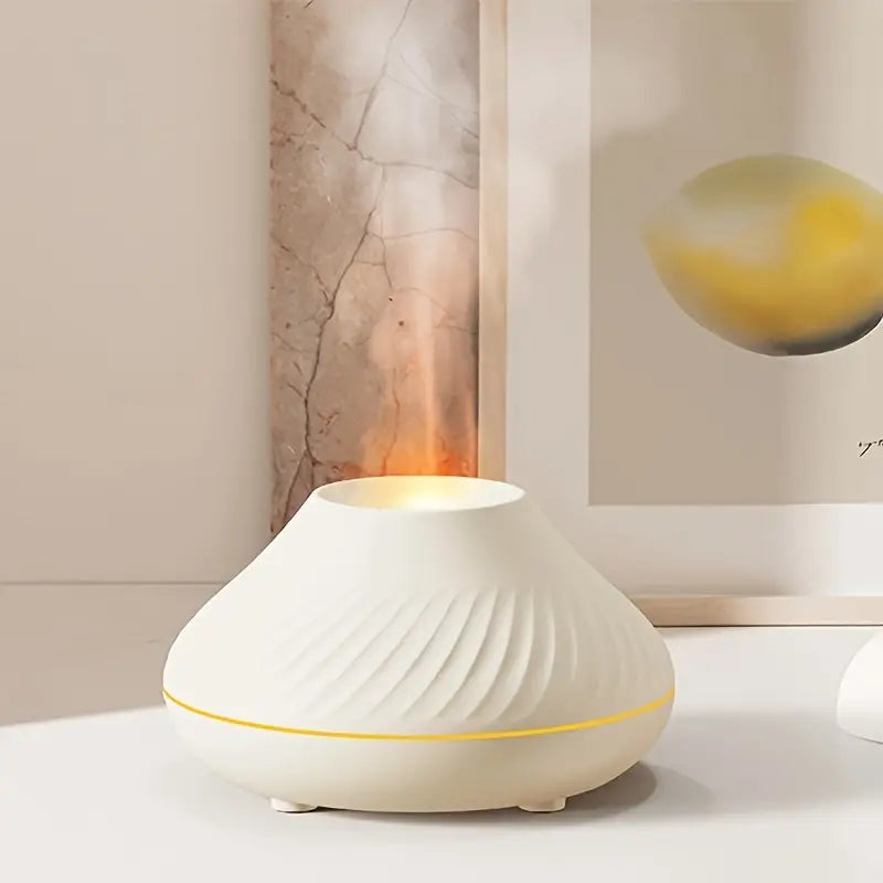 Aromatherapie-mistverstuiver met vlameffect en functie voor etherische olie