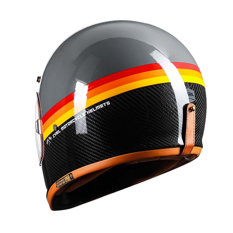 F380G Carbon Fiber Full Face Helmet DOT ECE Certified | Fioriscas