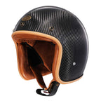 Low-Profile Retro Motorcycle Helmet, Open-Face Vintage Style, DOT & ECE Approved